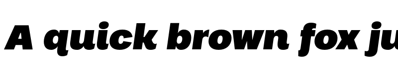 Preview of FONTSPRING DEMO - Palo Wide Black Italic Regular font