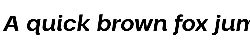 Preview of FONTSPRING DEMO - Palo Wide Semibold Italic Regular font