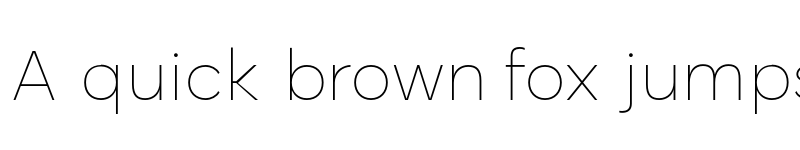 Preview of FONTSPRING DEMO - Palo Wide Thin Regular font