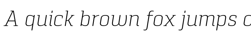 Preview of FONTSPRING DEMO - Pancetta Serif Pro ExLt Italic font