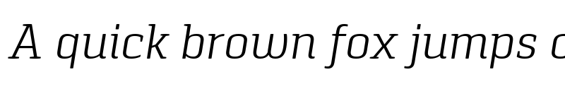 Preview of FONTSPRING DEMO - Pancetta Serif Pro Lt Italic font