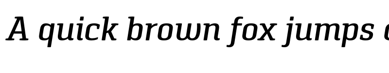 Preview of FONTSPRING DEMO - Pancetta Serif Pro Md Italic font