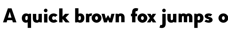 Preview of FONTSPRING DEMO - Pani Sans Black Regular font