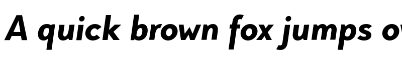 Preview of FONTSPRING DEMO - Pani Sans ExtraBold Italic font