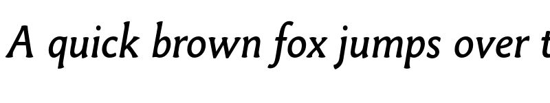 Preview of FONTSPRING DEMO - ParadigmPro-Italic Regular font