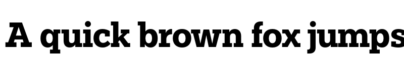 Preview of FONTSPRING DEMO - Paul Slab Bold font