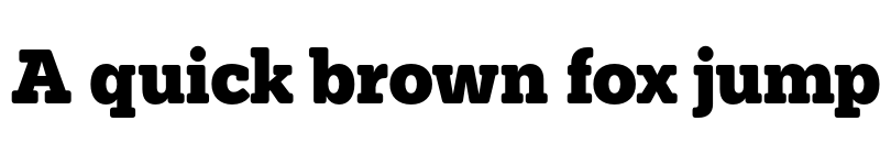 Preview of FONTSPRING DEMO - Paul Slab Soft Black Regular font