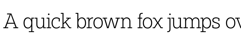 Preview of FONTSPRING DEMO - Paul Slab Soft Light Regular font