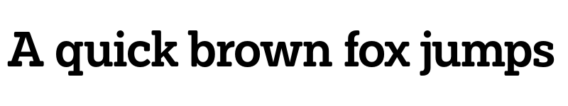 Preview of FONTSPRING DEMO - Paul Slab Soft SemiBold Regular font