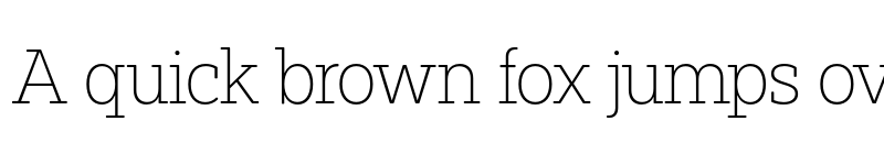 Preview of FONTSPRING DEMO - Paul Slab Soft UltraLight Regular font