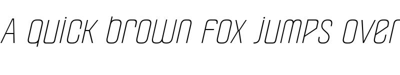 Preview of FONTSPRING DEMO - Pearorange ExtraLight Italic font