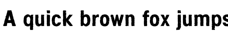 Preview of FONTSPRING DEMO - Penny Lane Corroded Bold Bold font