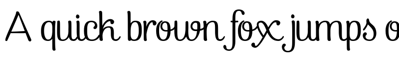 Preview of FONTSPRING DEMO - Pepita Script 2 Regular font