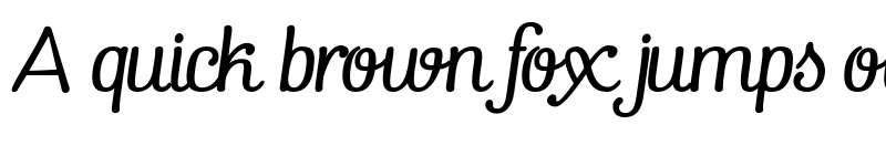 Preview of FONTSPRING DEMO - Pepita Script 3 Italic font