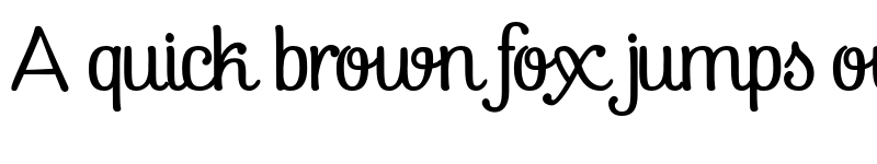 Preview of FONTSPRING DEMO - Pepita Script 3 Regular font