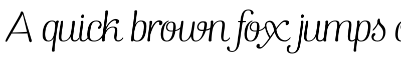 Preview of FONTSPRING DEMO - Pepita Script Italic font