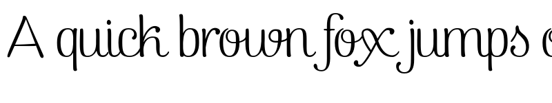 Preview of FONTSPRING DEMO - Pepita Script Regular font