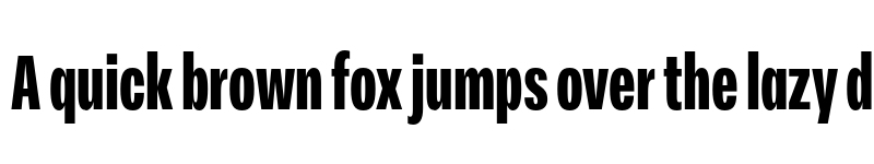 Preview of FONTSPRING DEMO - Peridot Latin Compressed Black Regular font