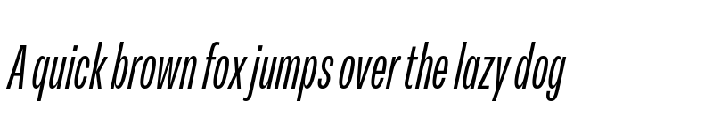 Preview of FONTSPRING DEMO - Peridot Latin Compressed Italic font
