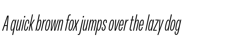 Preview of FONTSPRING DEMO - Peridot Latin Compressed Light Italic font