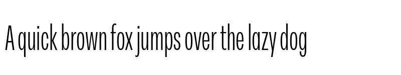 Preview of FONTSPRING DEMO - Peridot Latin Compressed Light Regular font