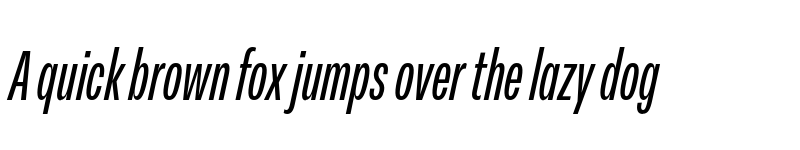 Preview of FONTSPRING DEMO - Peridot Latin Compressed Medium Italic font