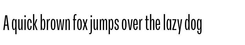 Preview of FONTSPRING DEMO - Peridot Latin Compressed Regular font