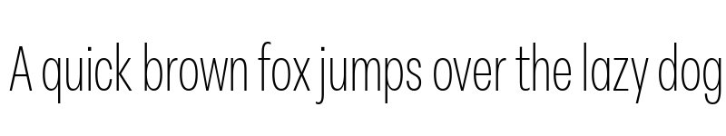 Preview of FONTSPRING DEMO - Peridot Latin Condensed ExLight Regular font