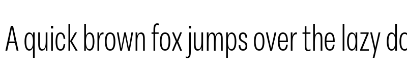 Preview of FONTSPRING DEMO - Peridot Latin Condensed Light Regular font