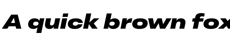 Preview of FONTSPRING DEMO - Peridot Latin Extended Black Italic font