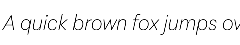 Preview of FONTSPRING DEMO - Peridot Latin ExtraLight Italic font