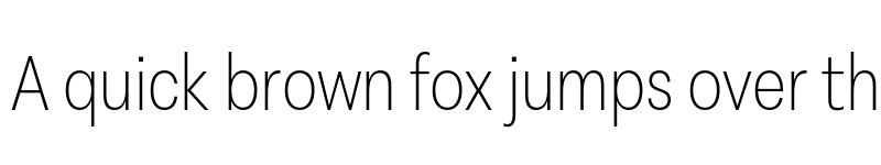 Preview of FONTSPRING DEMO - Peridot Latin Narrow ExtraLight Regular font
