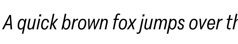 Preview of FONTSPRING DEMO - Peridot Latin Narrow Italic font