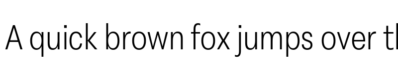 Preview of FONTSPRING DEMO - Peridot Latin Narrow Light Regular font