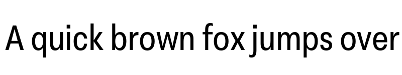 Preview of FONTSPRING DEMO - Peridot Latin Narrow Medium Regular font