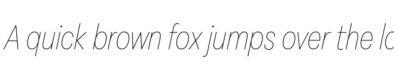 Preview of FONTSPRING DEMO - Peridot Latin Narrow Thin Italic font