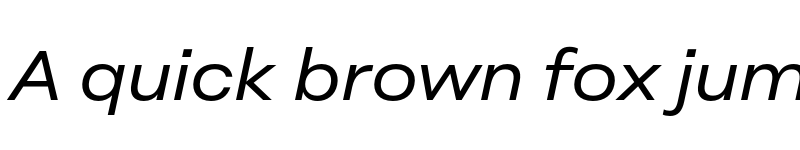 Preview of FONTSPRING DEMO - Peridot Latin Wide Italic font