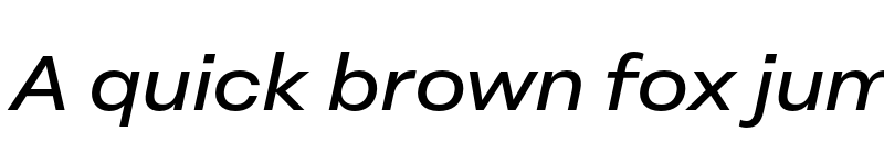 Preview of FONTSPRING DEMO - Peridot Latin Wide Medium Italic font