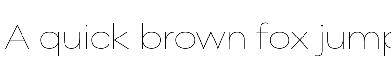 Preview of FONTSPRING DEMO - Peridot Latin Wide Thin Regular font