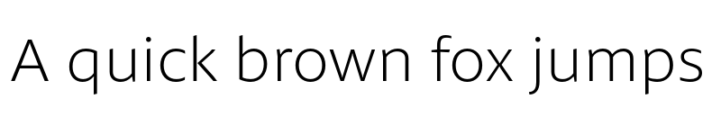 Preview of FONTSPRING DEMO - Petala Pro ExtraLight Regular font