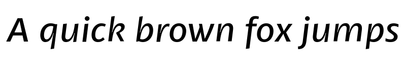 Preview of FONTSPRING DEMO - Petala Pro VF Italic font