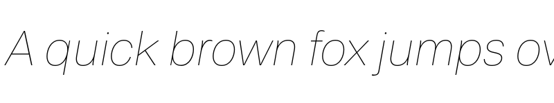 Preview of FONTSPRING DEMO - Peter Thin Italic font