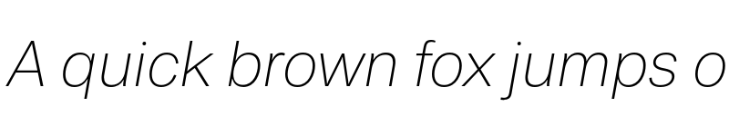 Preview of FONTSPRING DEMO - Peter Ultralight Italic font