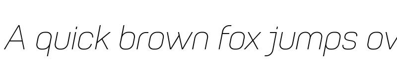 Preview of FONTSPRING DEMO - Petrov Sans ExtraLight Italic font