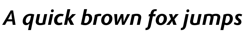 Preview of FONTSPRING DEMO - Phoenica PRO Bold Italic font