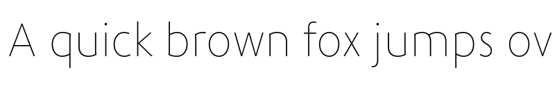 Preview of FONTSPRING DEMO - Phoenica PRO Hairline 25 Regular font