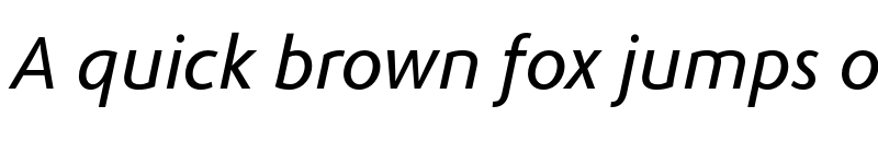 Preview of FONTSPRING DEMO - Phoenica PRO Italic font