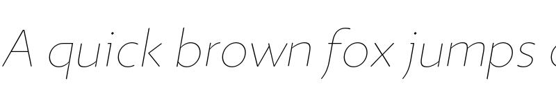Preview of FONTSPRING DEMO - Picadilly ExtraLight Italic font