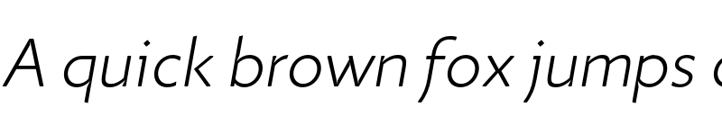 Preview of FONTSPRING DEMO - Picadilly UltraLight Italic font