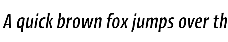 Preview of FONTSPRING DEMO - Picador Sans Italic font